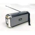 GOLON RX-S61BTS Classic Portable Radio With Torch Light Solar Panel Multi-function Radio Am Fm Radio